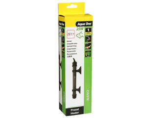 Aqua One Glass Nano Betta Preset 26c Heater