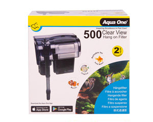 Aqua One H500 ClearView Hang On Filter 635l/hr