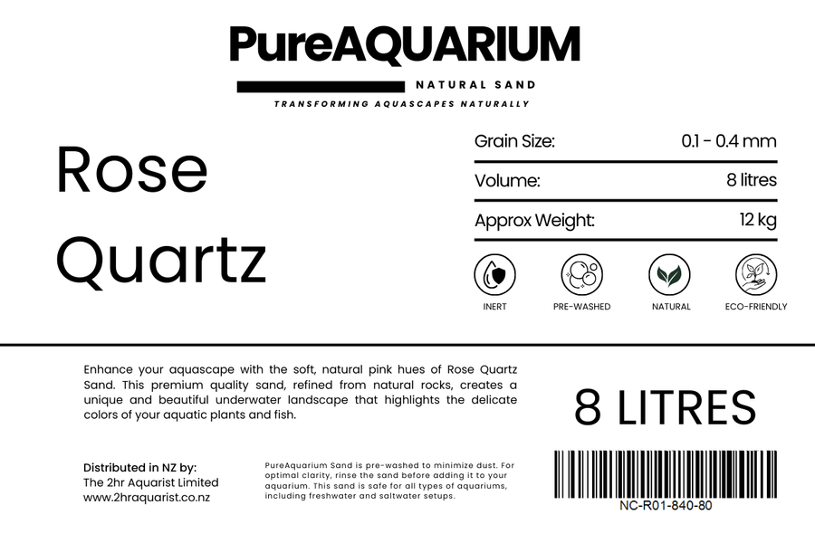 PureAquarium Natural Sand – Rose Quartz