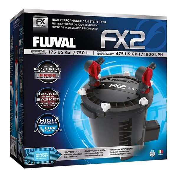 Fluval FX2 Canister Filter Packaging