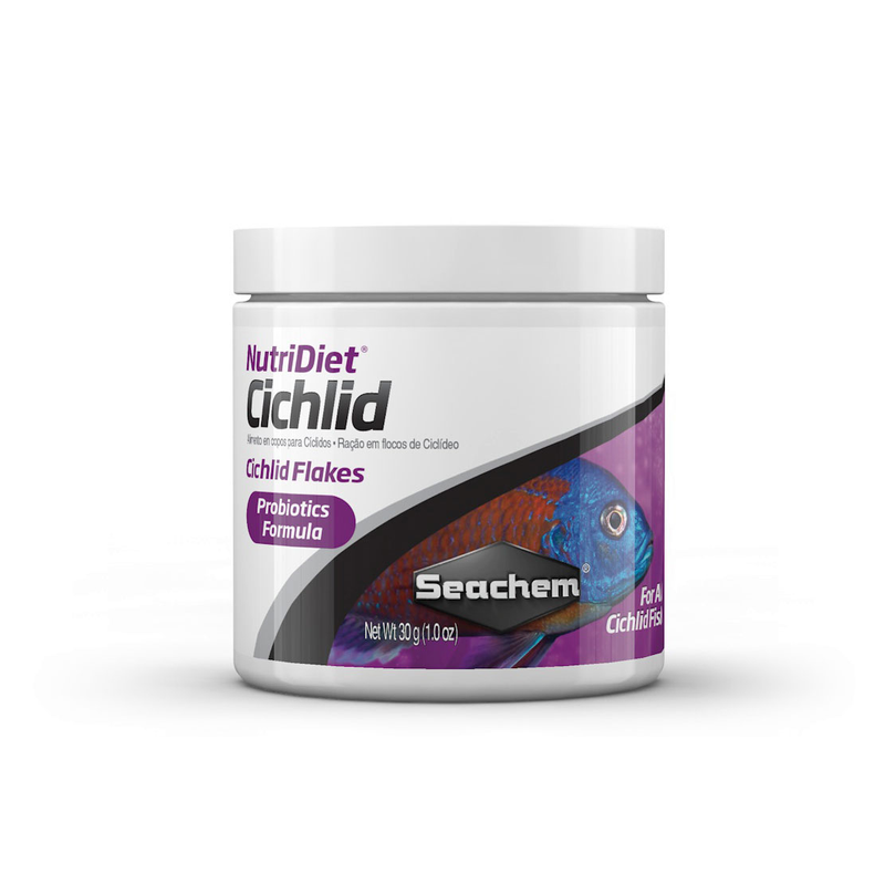 Seachem NutriDiet Cichlid Flakes Probiotic Formula