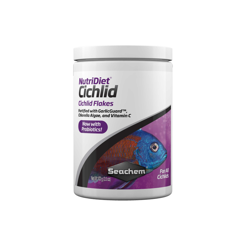 Seachem NutriDiet Cichlid Flakes Probiotic Formula