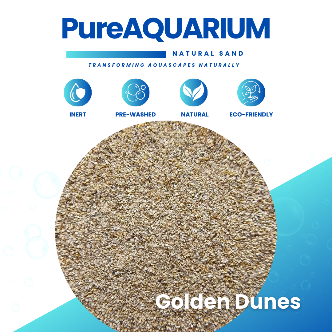 PureAquarium Sand – Golden Dunes