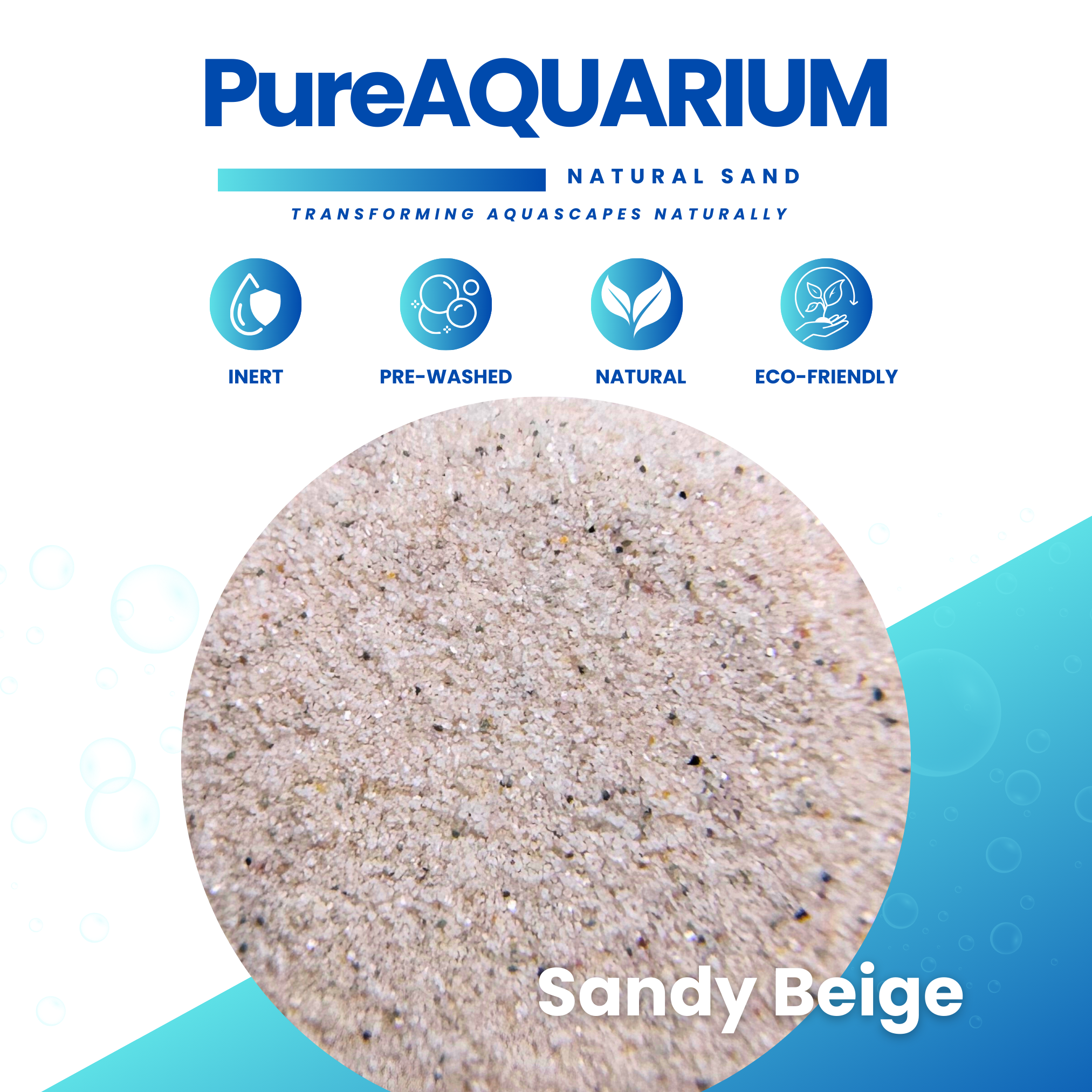 PureAquarium Sand – Sandy Beige