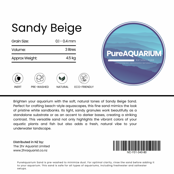 PureAquarium Sand – Sandy Beige