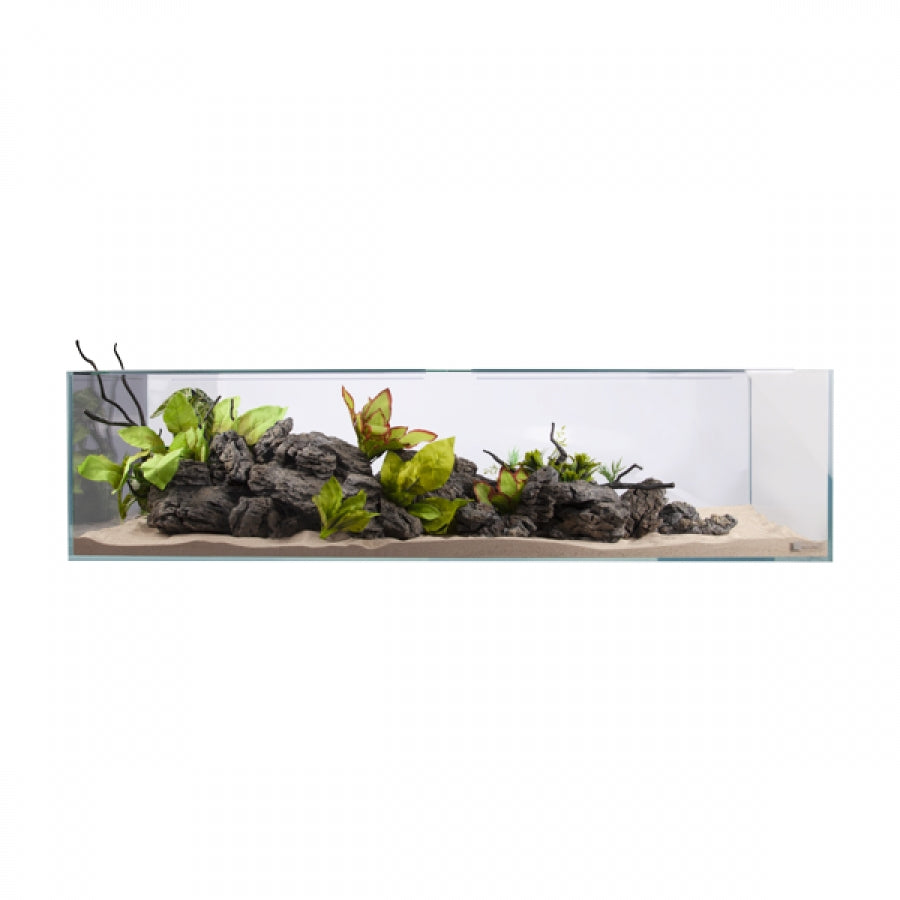 Aquascaping aquarium low iron long rectangle