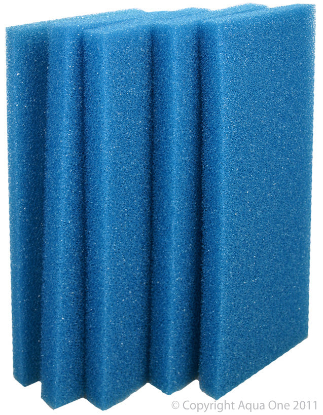 Sponge Blue 25ppi 15.5x38.5x3cm 5/pk