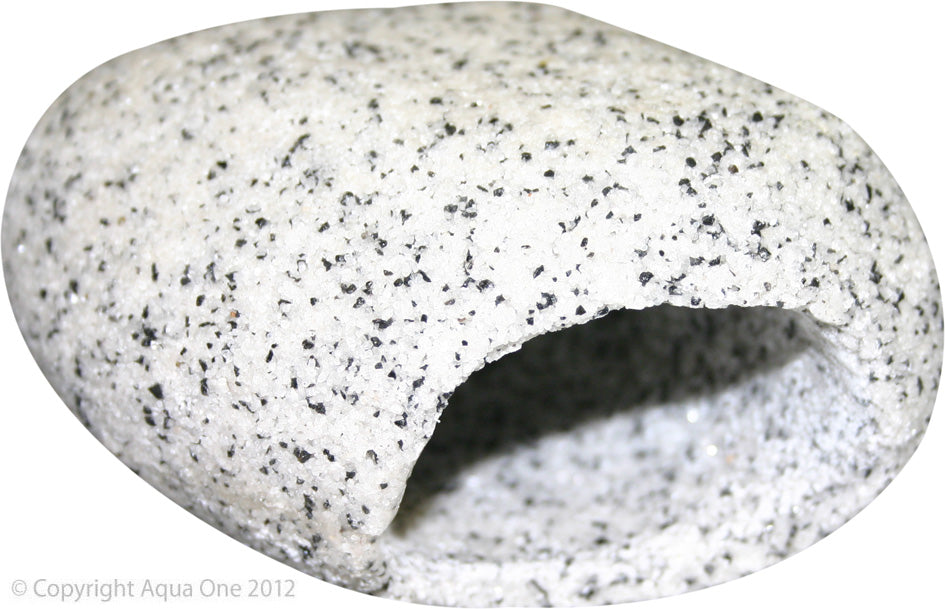 Aqua One Round Cave Ornament (Marble)