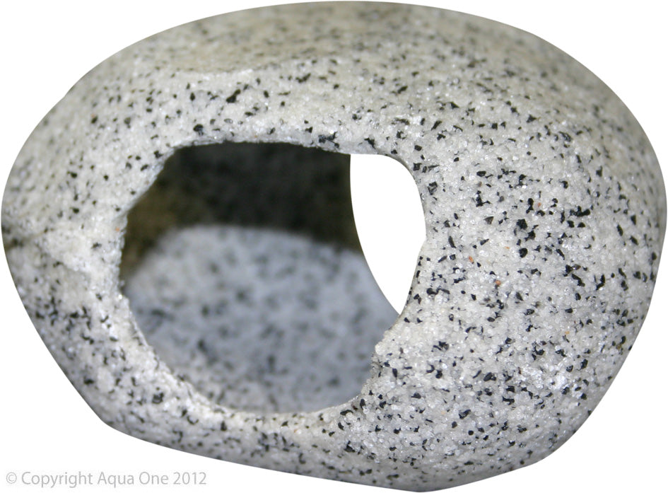 Aqua One Round Cave Ornament (Marble)
