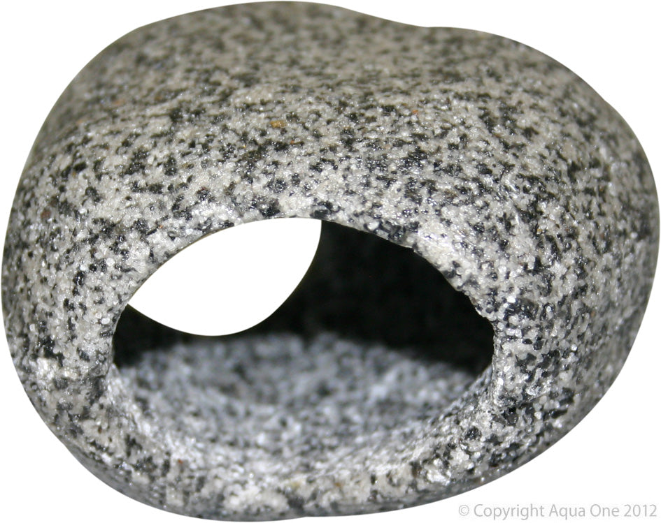 Aqua One Round Cave Ornament (Granite)