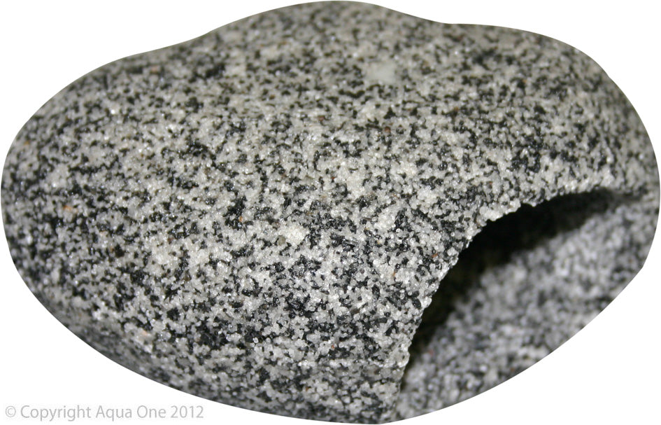 Aqua One Round Cave Ornament (Granite)