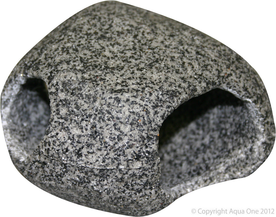 Aqua One Round Cave Ornament (Granite)