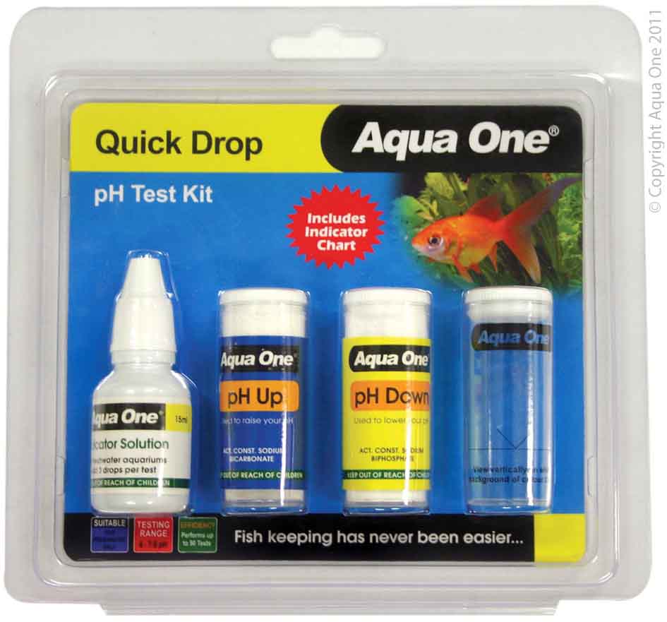 Aqua One QuickDrop Test Kit - PH 6-7.8