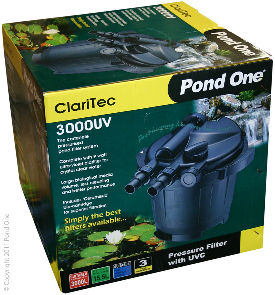 Pond One ClariTec UV-C Pressurised Filter