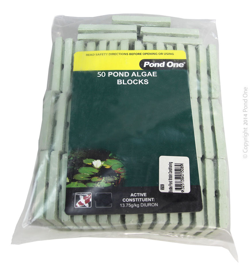Pond One Pond Algae Blocks 20g Bulk 50/bag