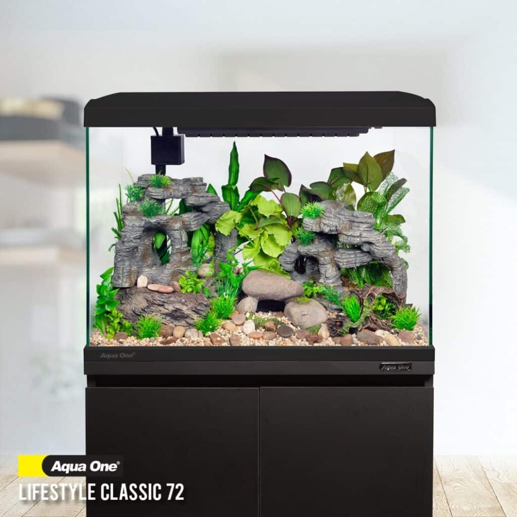 LifeStyle Classic 72 Aquarium 60cm Satin Black