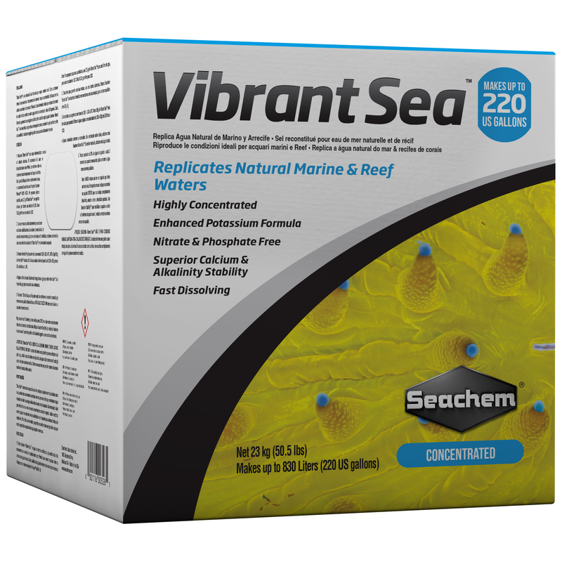 Seachem Vibrant Sea Salt 833L - 23kg