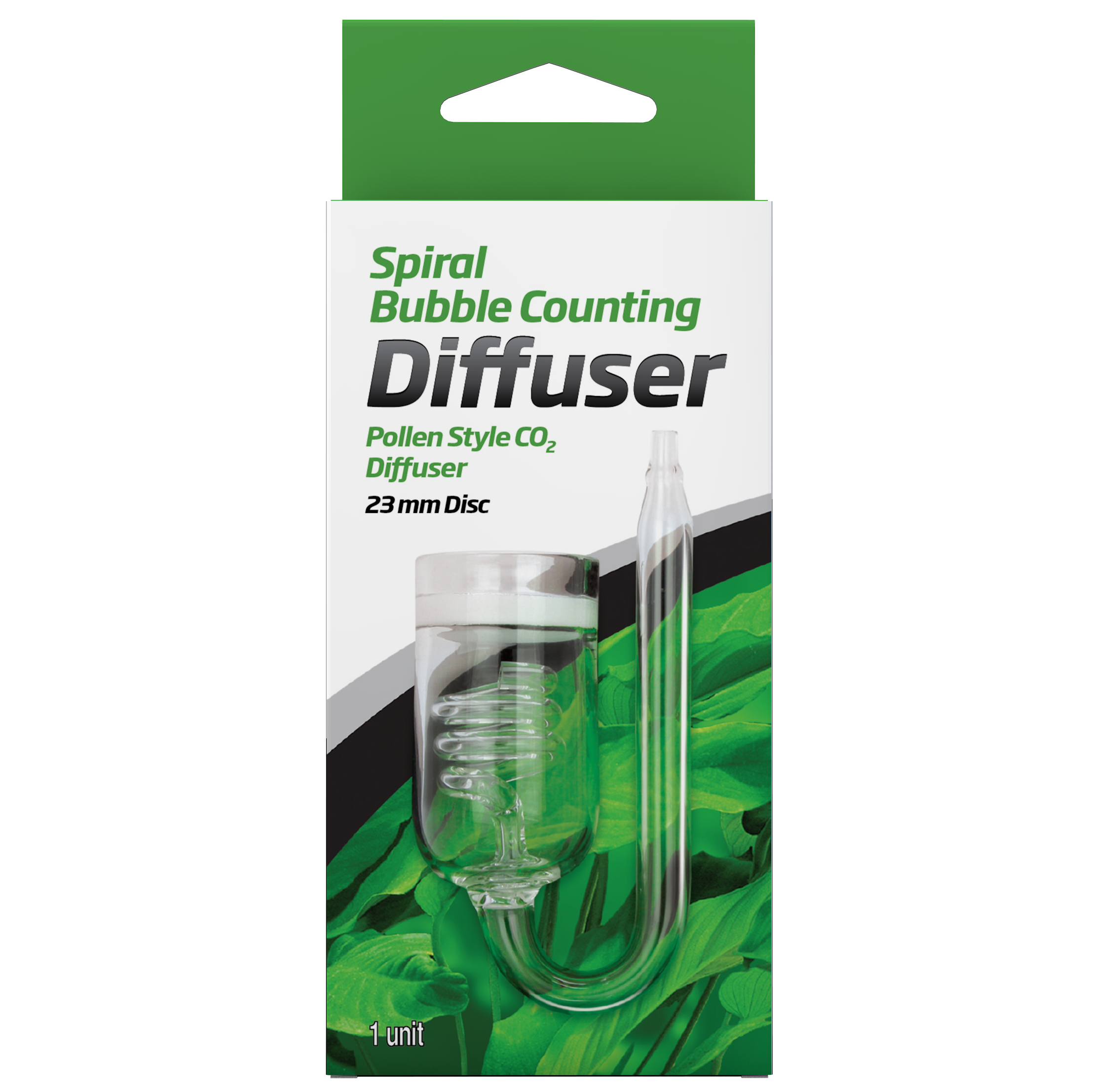 Seachem Glass Bubble Counting Spiral Diffuser – Pollen 23mm