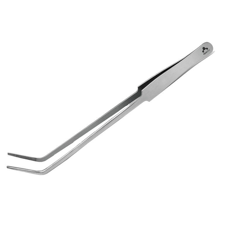 Curved Fine Tip Forceps 25cm