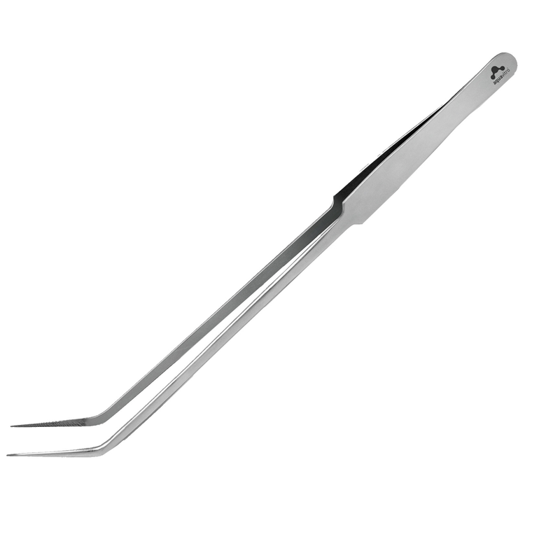 Curved Needle Tip Forceps 25cm