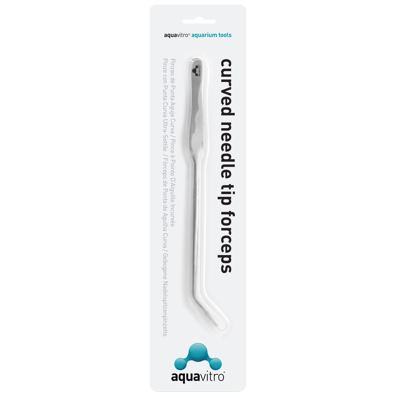 Curved Needle Tip Forceps 25cm