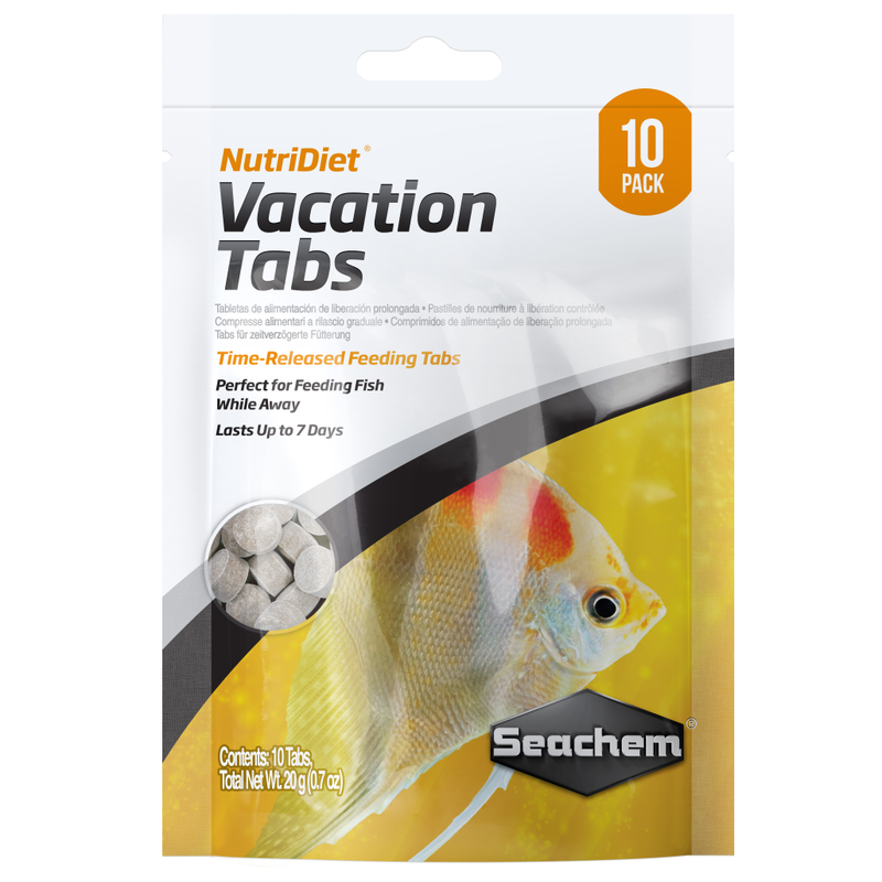 Seachem NutriDiet Vacation Tabs 10pk