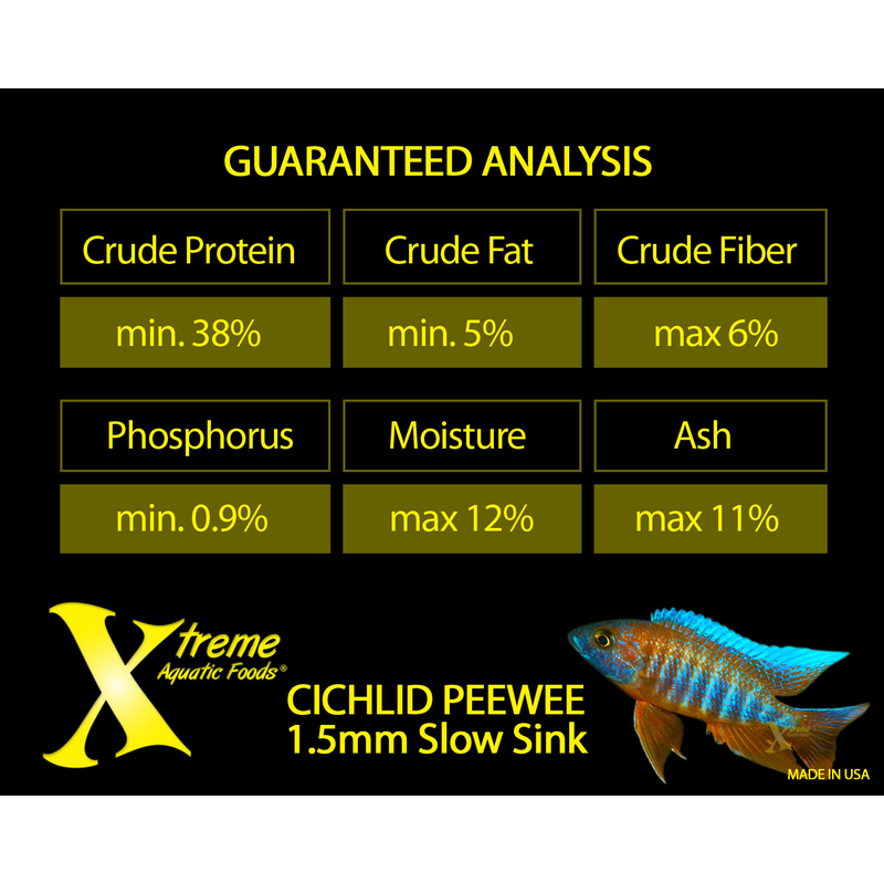 Xtreme Cichlid Peewee 1.5mm Pellet