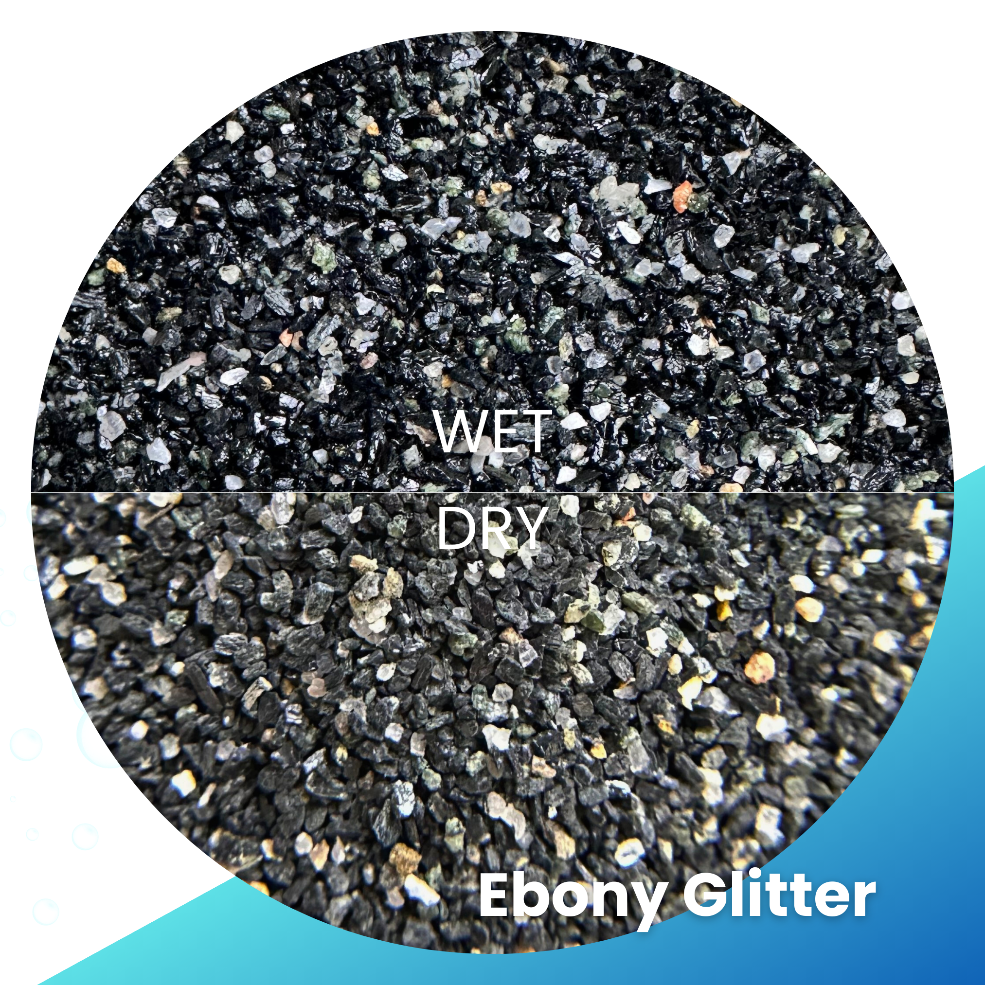 PureAquarium Natural Sand – Ebony Glitter