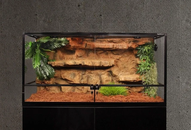 Reptile One Rtf-1200ht Glass Terrarium Set