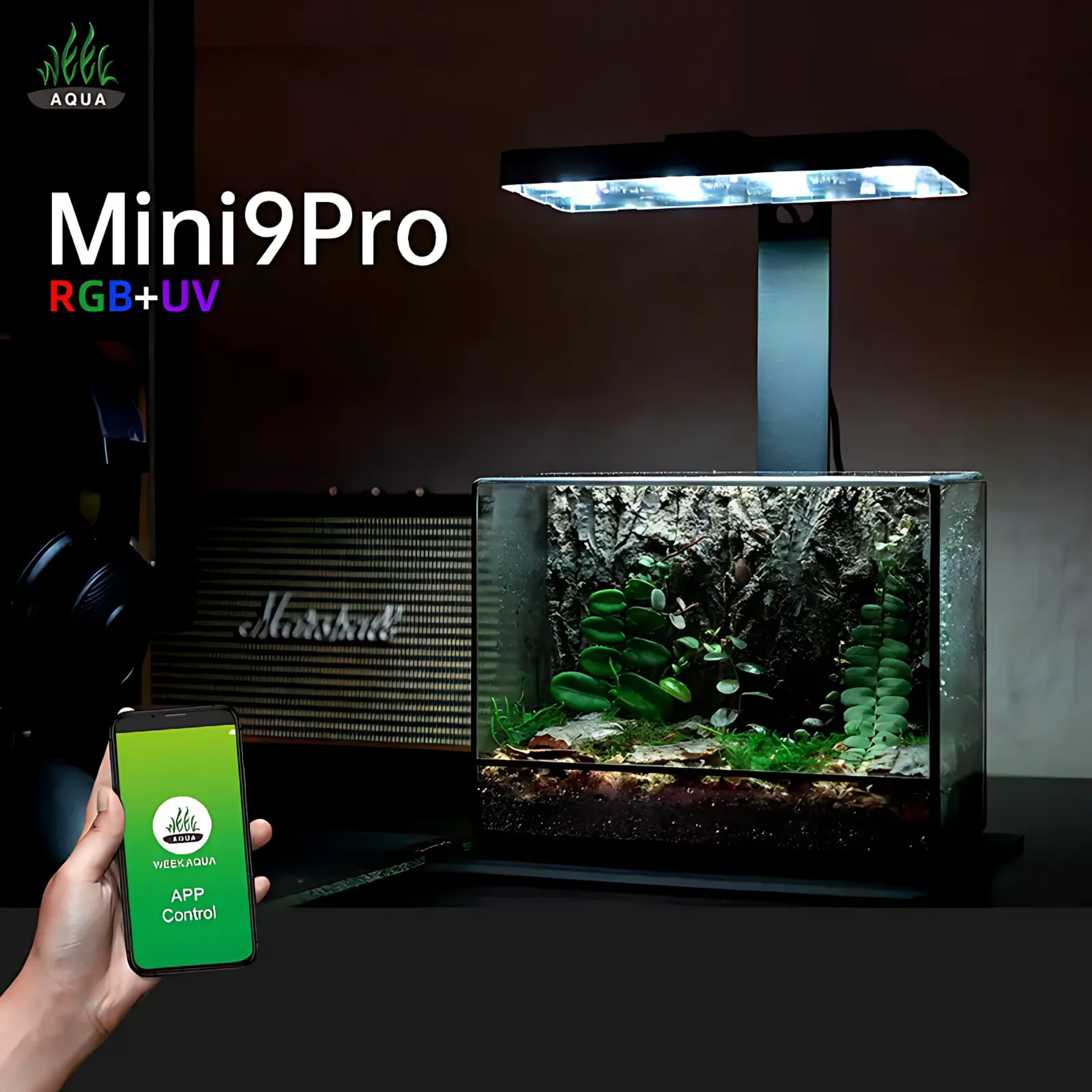 Week Aqua Mini9Pro RGB-UV LED v2.0