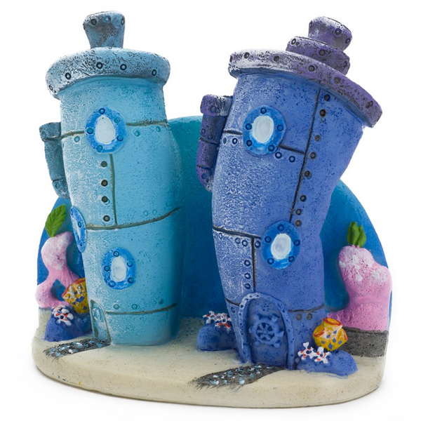 Bikini Bottom Homes Aquarium Ornament