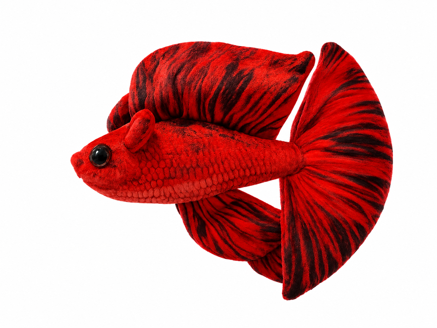 Red Male Betta Plushie