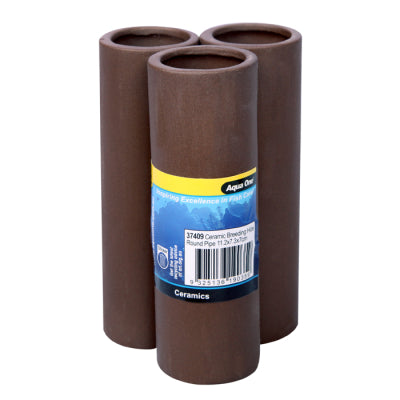 Aqua One Ceramic Breeding Hide - Round Pipe
