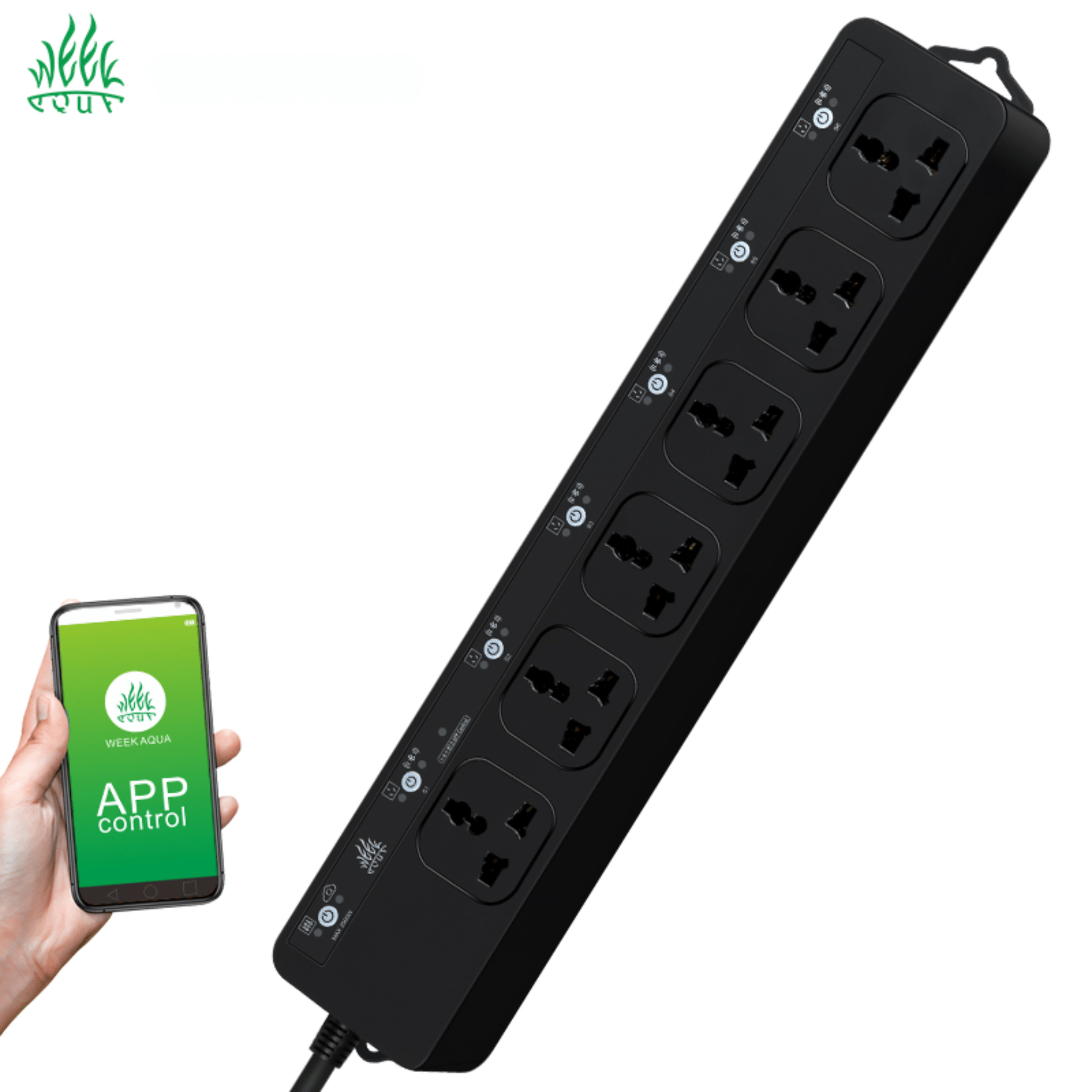 Week Aqua Smart 6 Way Outlet: Intelligent Aquarium Power Control