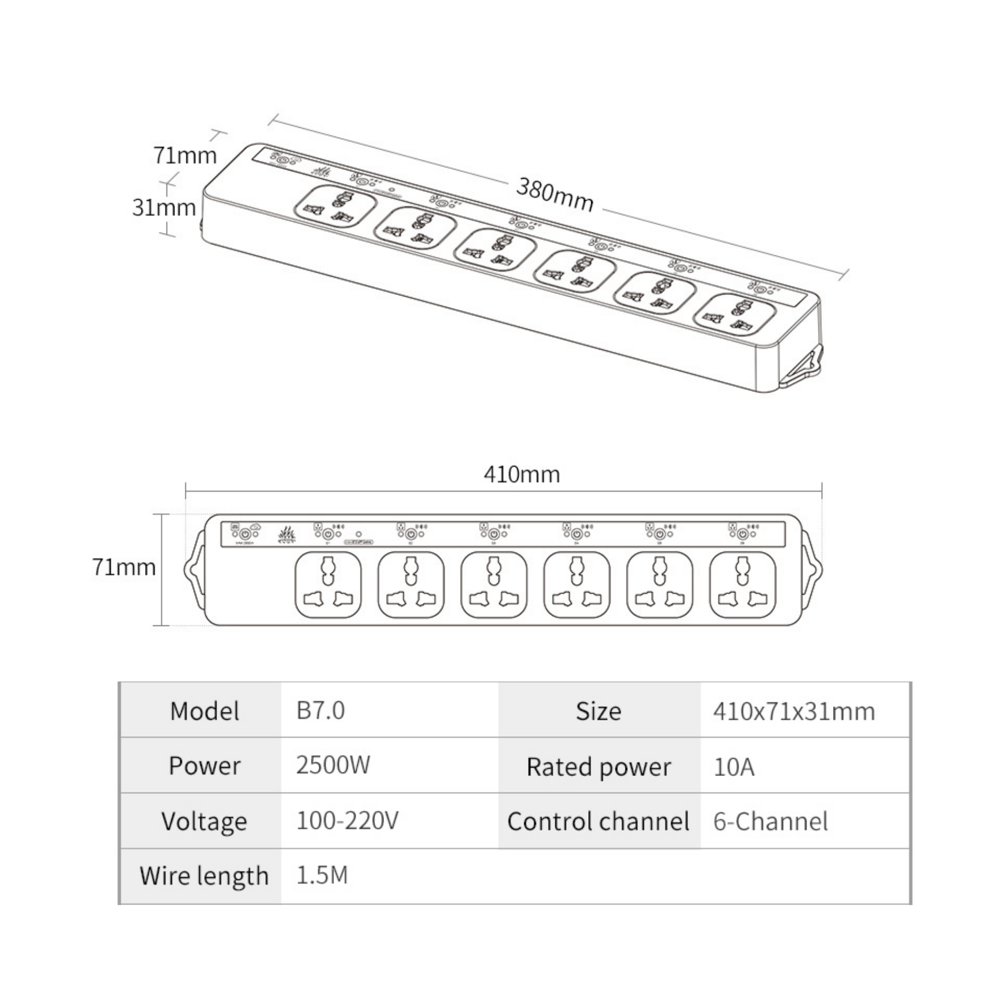 Week Aqua Smart 6 Way Outlet: Intelligent Aquarium Power Control